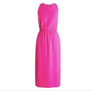 J. crew Button Back MIDI Dress 2P NWT
